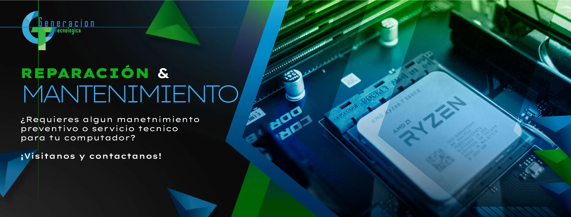 banner servicios ofrecidos por Generacion tecnologica